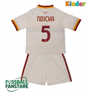 AS Roma Evan Ndicka #5 Replik Auswärtstrikot Kinder 2026-27 Kurzarm (+ Kurze Hosen)